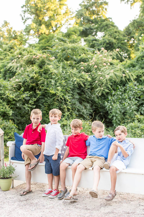 4th of July kids styled shoot