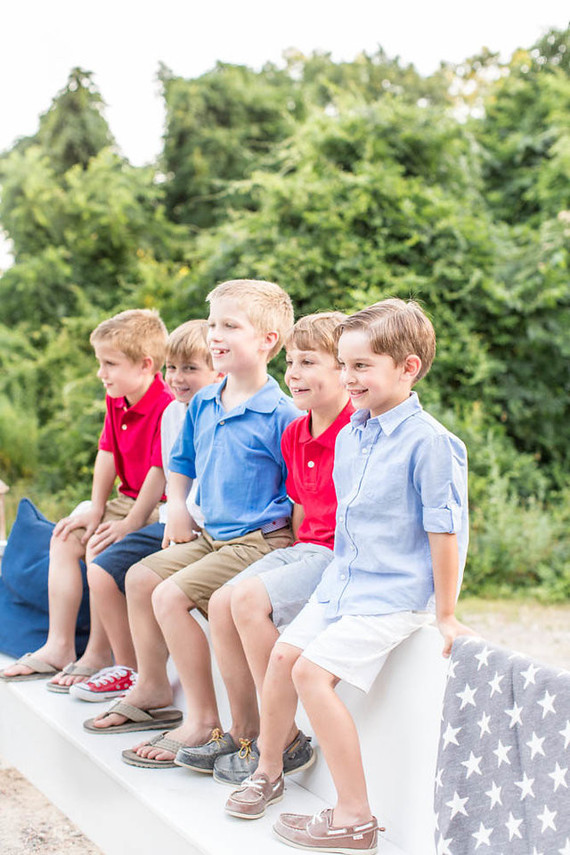 4th of July kids styled shoot