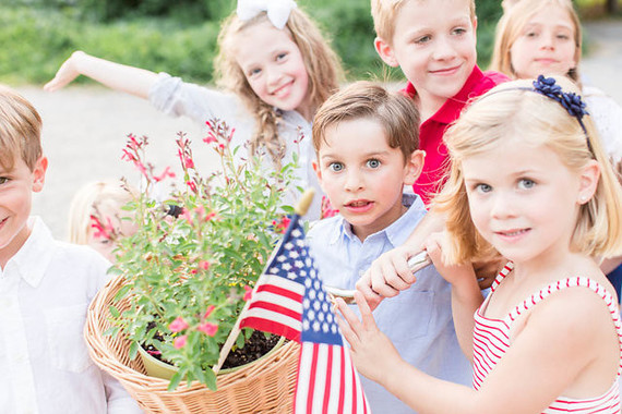 4th of July kids styled shoot