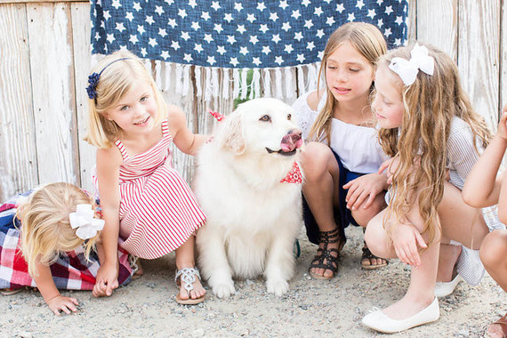 4th of July kids styled shoot