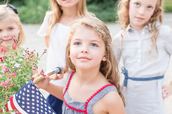4th of July kids styled shoot