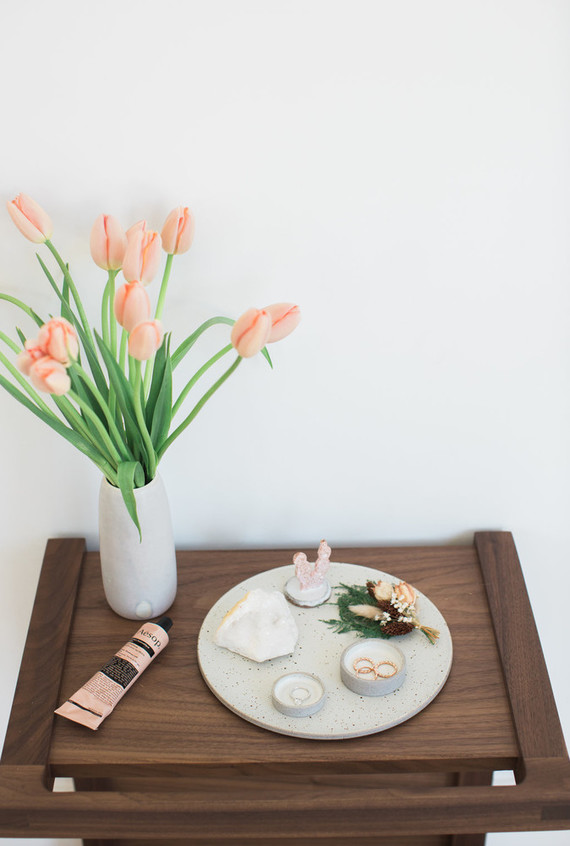 Diamond alternative engagement and wedding rings