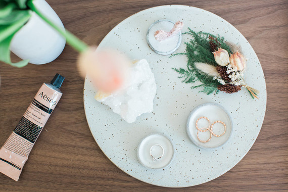 Diamond alternative engagement and wedding rings