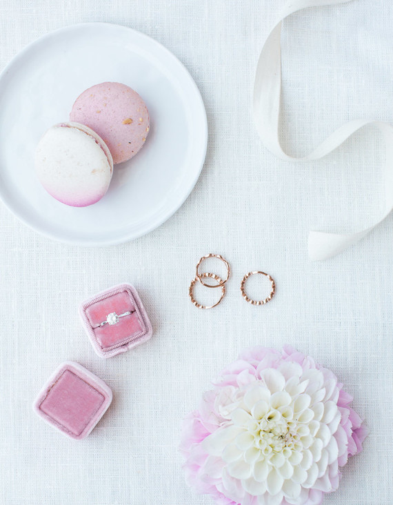 Diamond alternative engagement and wedding rings