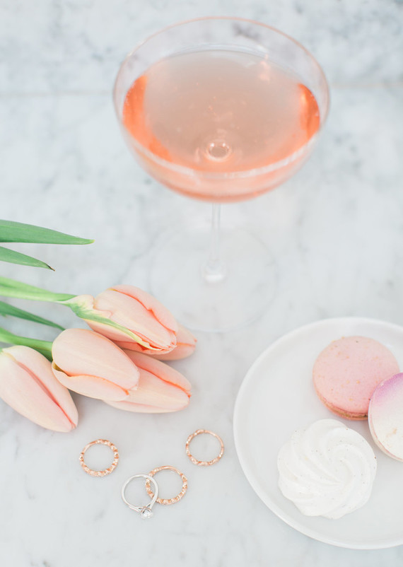 Diamond alternative engagement and wedding rings