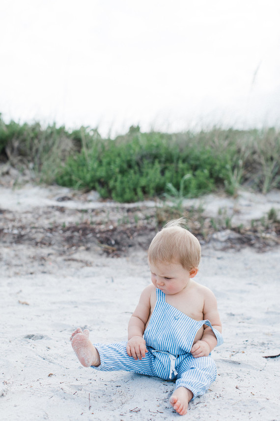 Summery matching sibling photos on the beach