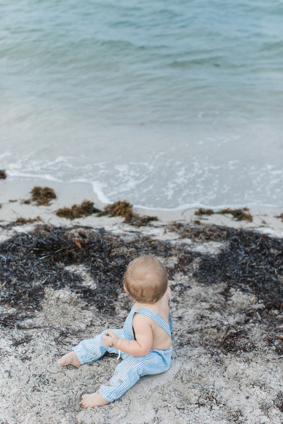 Summery matching sibling photos on the beach