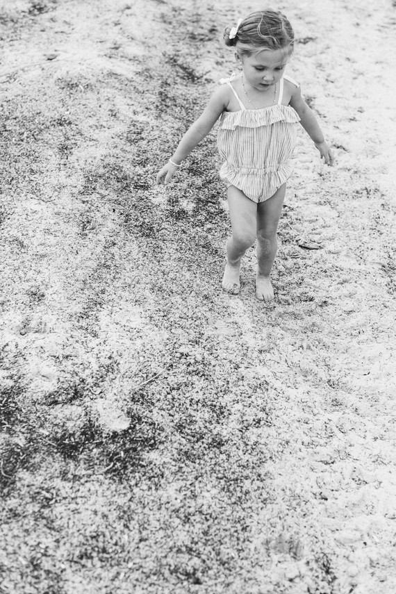 Summery matching sibling photos on the beach