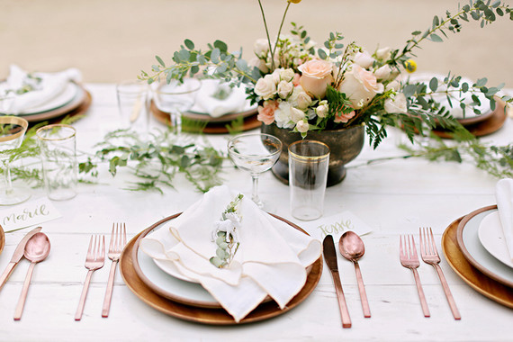 Pretty, rustic baby shower