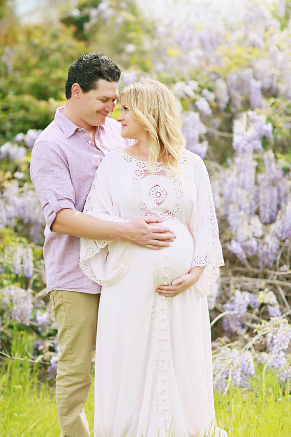 Wisteria maternity photos