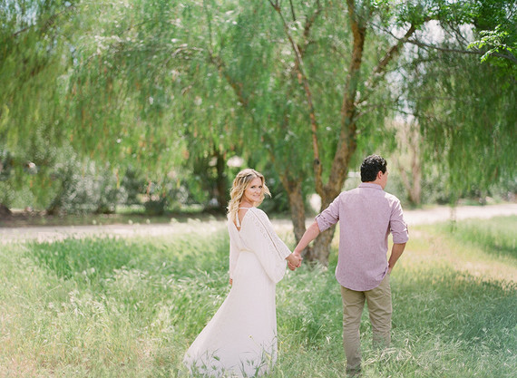 Pretty, rustic baby shower