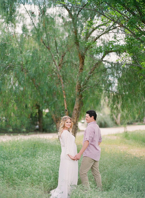 Pretty, rustic baby shower