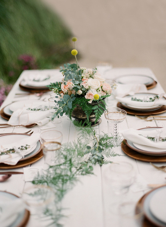 Pretty, rustic baby shower