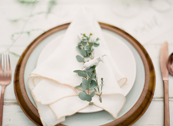 Pretty, rustic baby shower