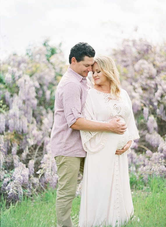 Wisteria maternity photos
