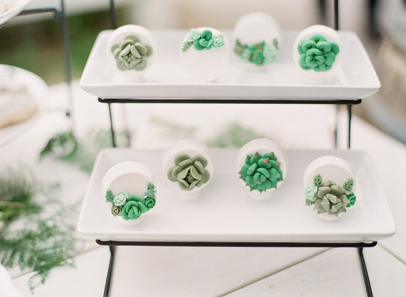 Pretty, rustic baby shower