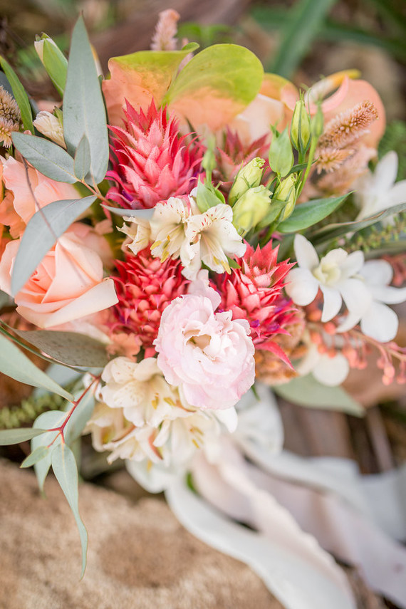 tropical costa rica wedding bouquet