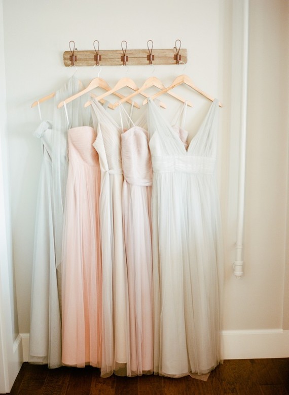 pastel bridesmaid dresses Inspiration