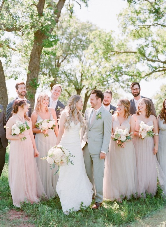 rustic pastel oklahoma wedding