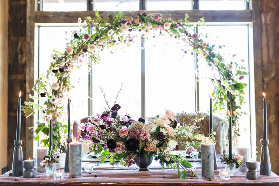 romantic fall wedding flowers