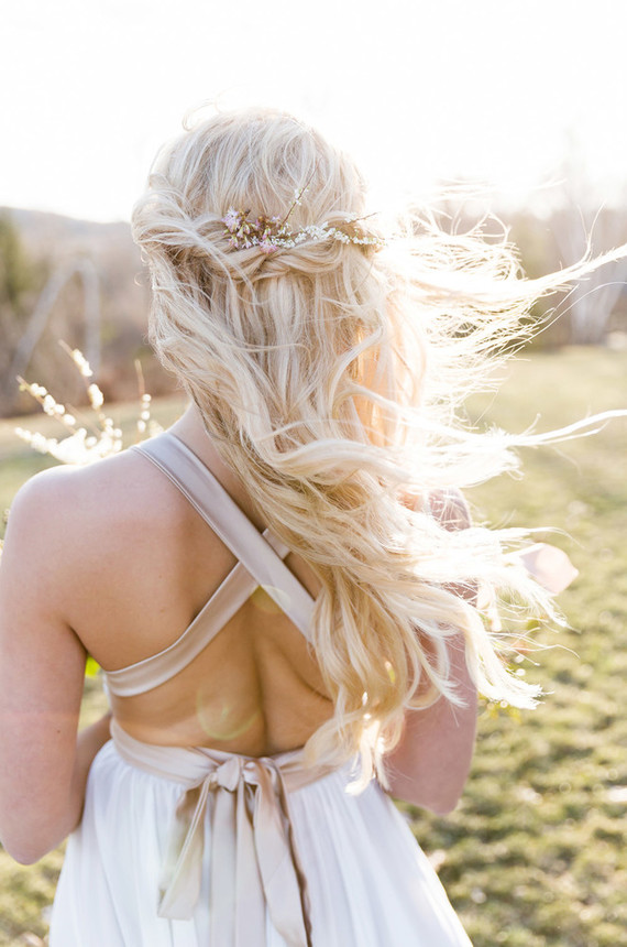 romantic bridal hairstyle