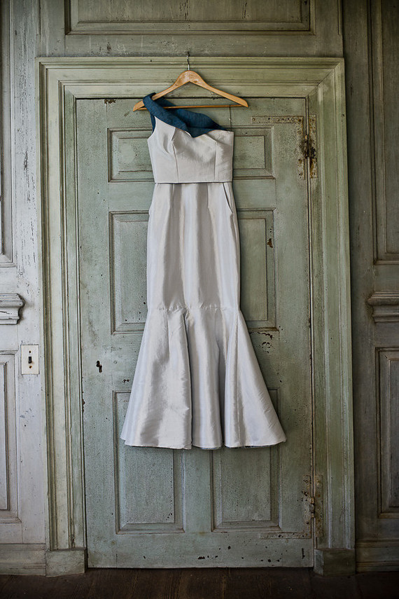 custom wedding gown