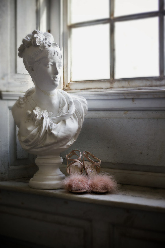 pink bridal heels
