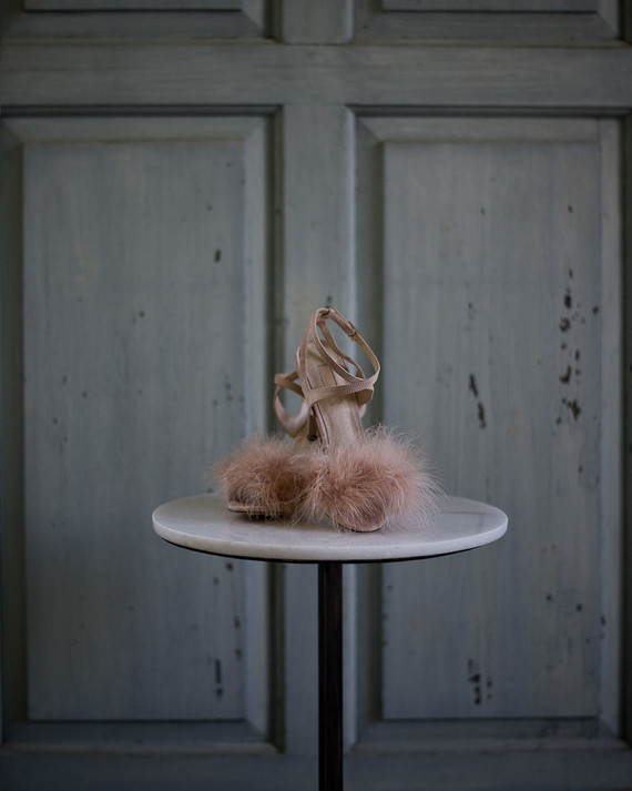 pink bridal heels