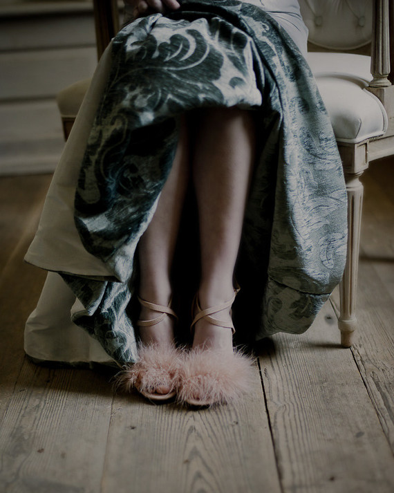 pink bridal shoes
