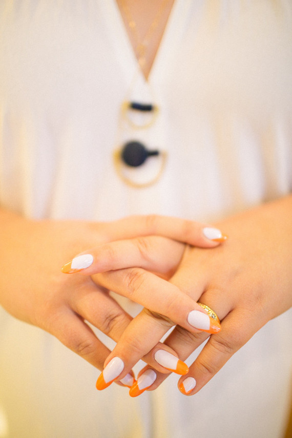 bridal nail polish Inspiration