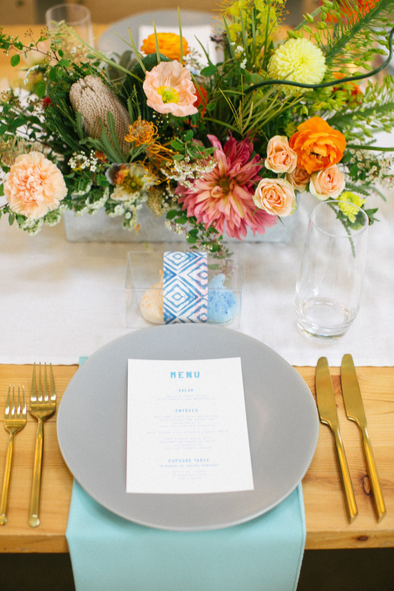 modern menu design