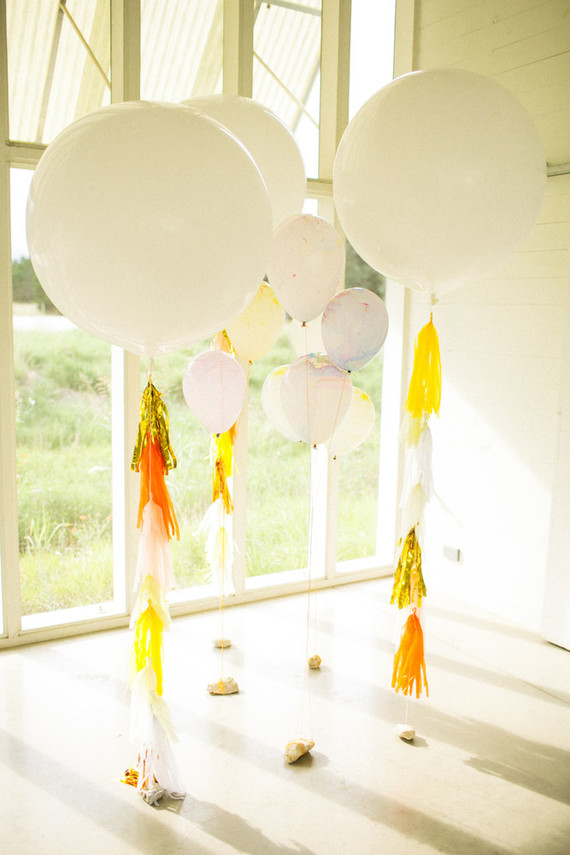 tassel balloons Inspiration