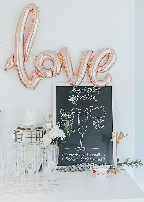 Boho girl's baby shower