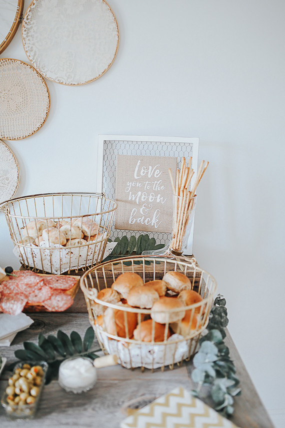 Boho girl's baby shower