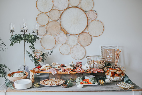 Boho girl's baby shower