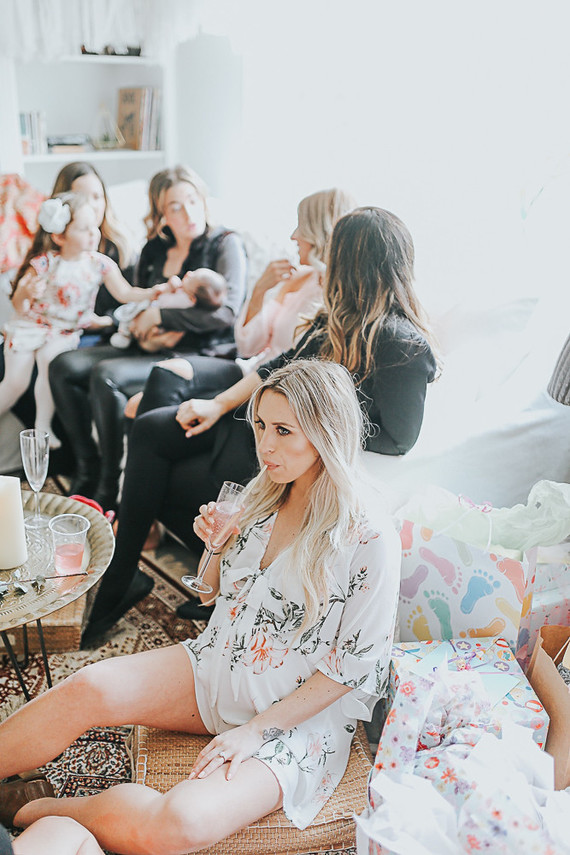 Boho girl's baby shower