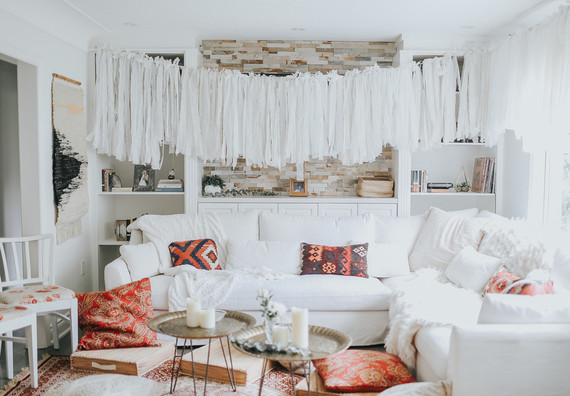 Boho girl's baby shower Inspiration