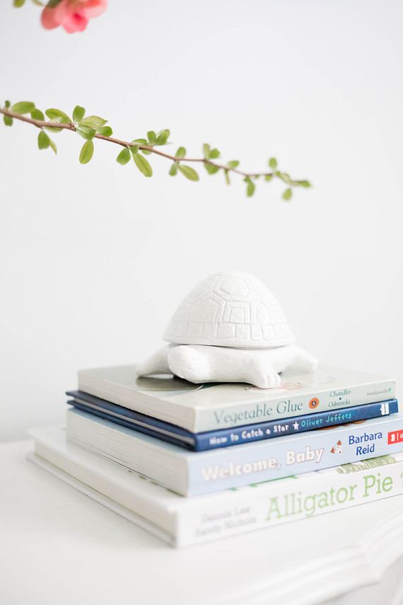 Neutral white nursery design