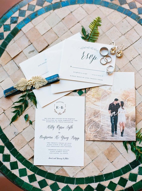 big sur wedding invites
