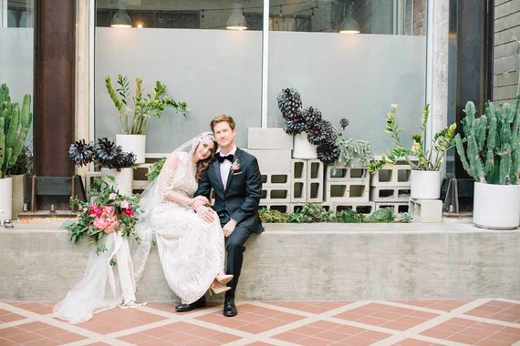 elegant vintage wedding portraits