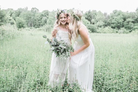 Earthy summer wedding in Michigan Inspiration