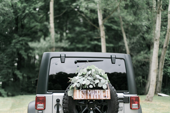 Just married sign