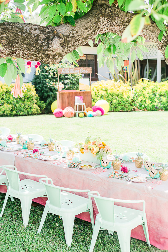 Tutti Frutti tropical second birthday