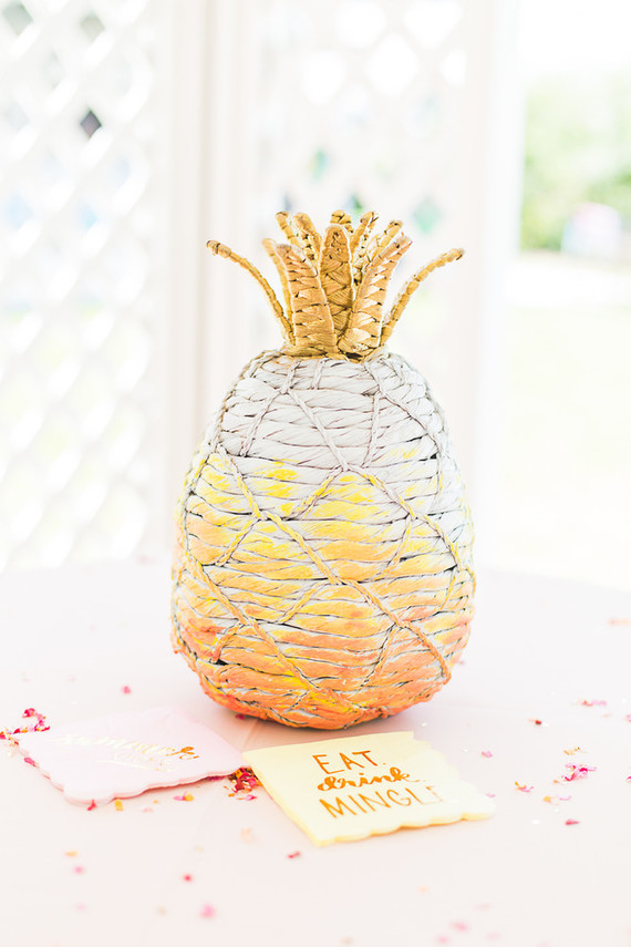 pineapple party decor