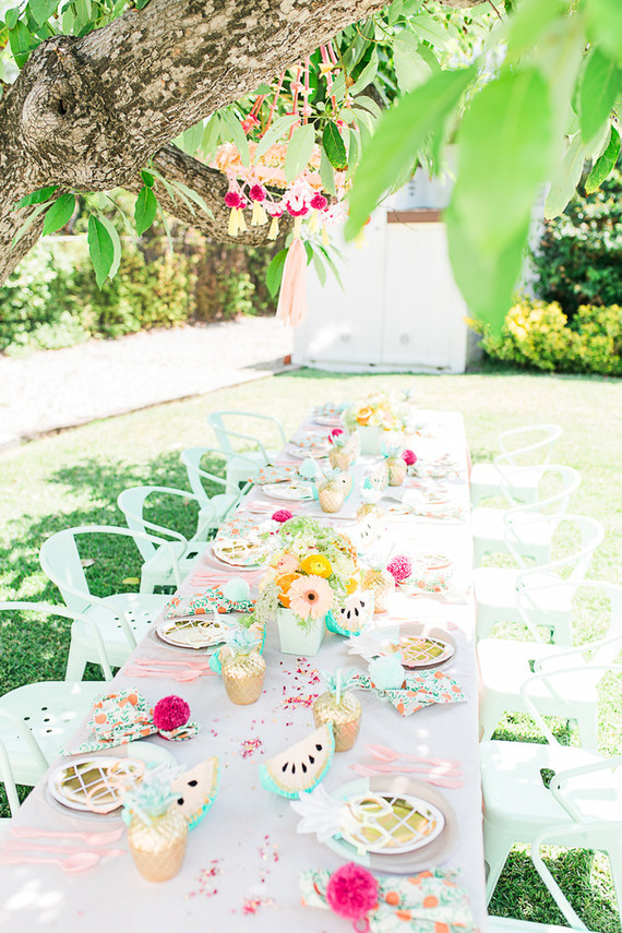 Tutti Frutti tropical second birthday