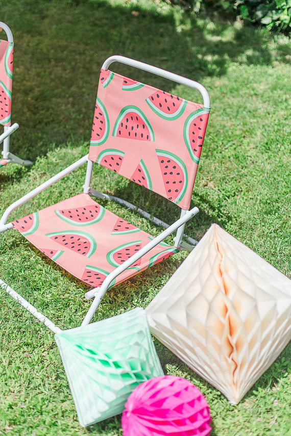 watermelon beach chair