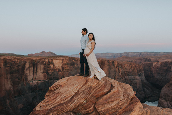 Horseshoe Bend maternity photos Inspiration