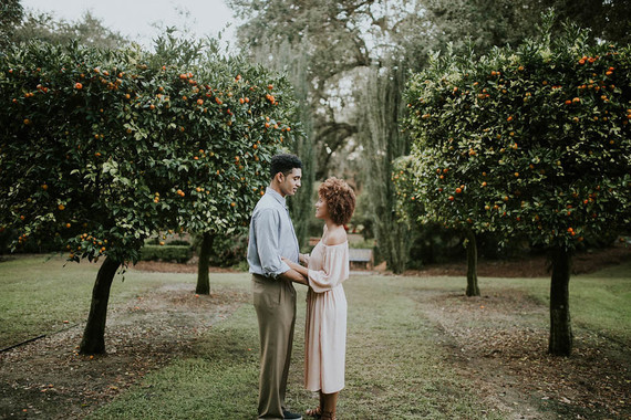 Bok Tower Garden engagement shoot