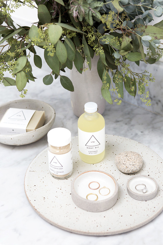 organic bath products from s/he studio