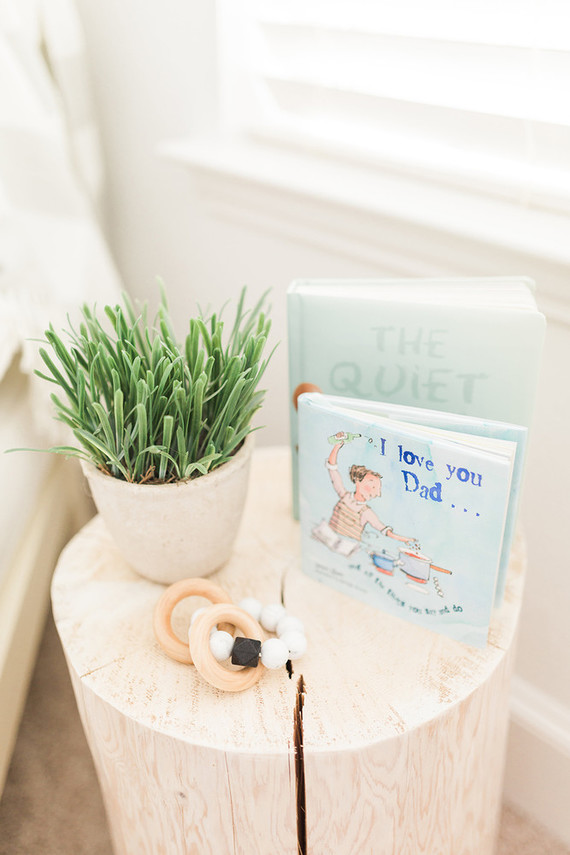 Modern white boy's nursery